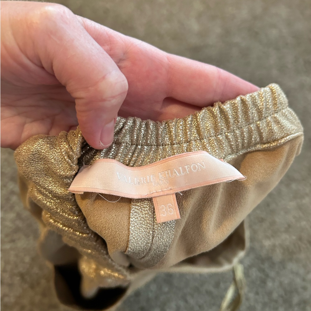 VALERIE KHALFON sartor shorts in beige - Picture 4 of 7